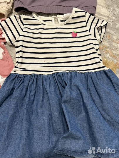 Вещи пакетом на девочку 92