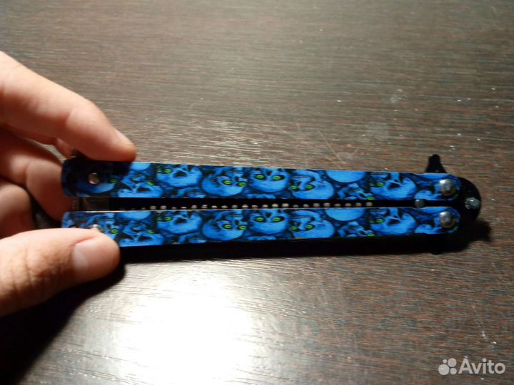 Нож бабочка тренировочная, расчёска