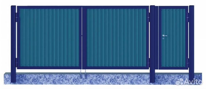 Сделаем металлический забор,кровля,фундаменты