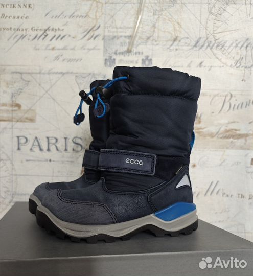 Ботинки ecco snow mountain goretex 28