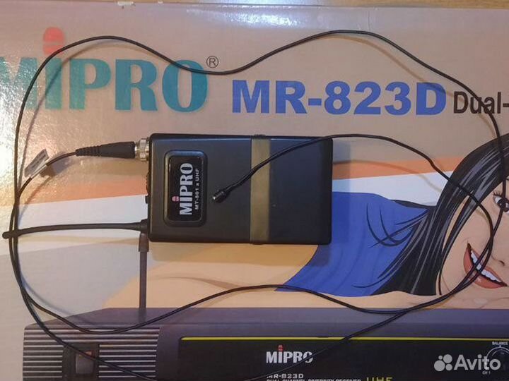 Радиомикрофоны mipro MR-823D петл. (788MHz,798MHz)