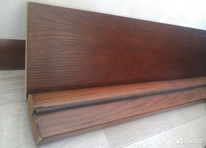 Коробочный брус и добор, тёмн. орех. по 1 шт