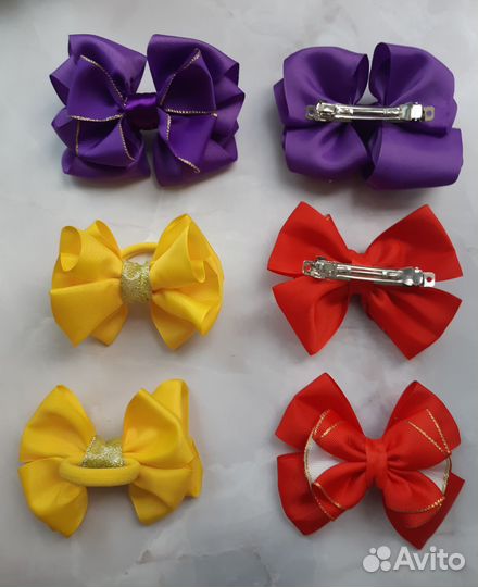 Резинки и заколки для волос на 1 сентября