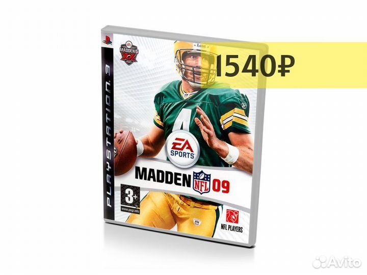Madden NFL 09, б/у, английский (PS3)