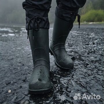 Новые Резиновые мужские сапоги kamik