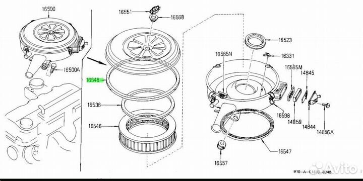 Уплотнитель резиновый