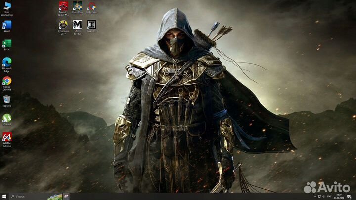 Игровой пк Intel 8 ядер, 16 Gb, GTX1650, SSD