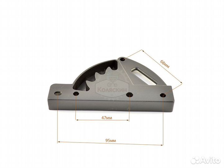 Механизм фиксации спинки прог. блока коляски № 01