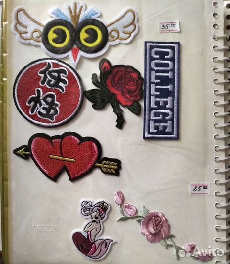 Аппликация наклейка на одежду