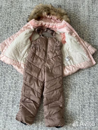 Зимний костюм для девочки 110 116