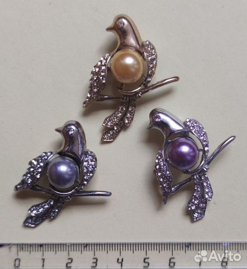 Брошь Mon PlaisiR 03-27 три цвета