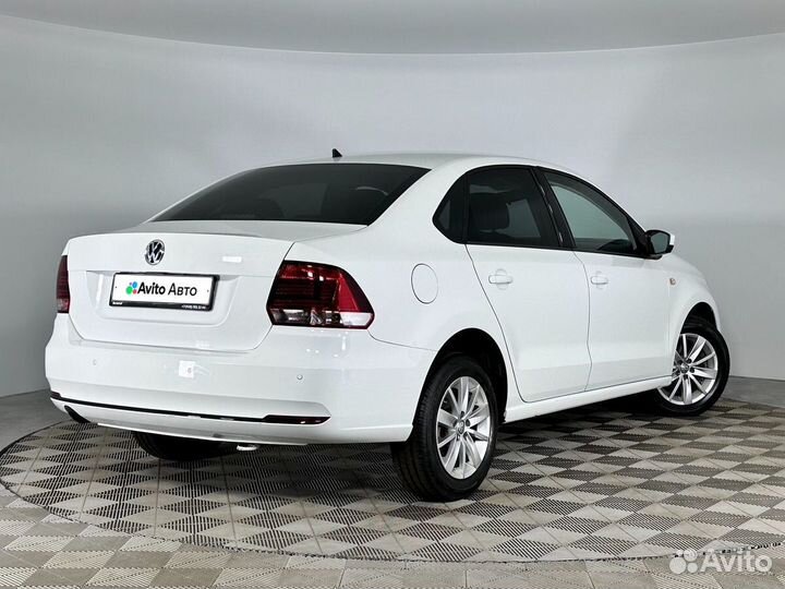 Volkswagen Polo 1.6 AT, 2016, 120 441 км