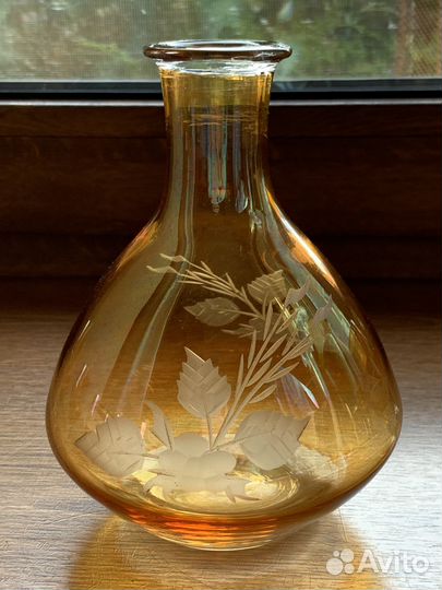 Цветное стекло хрусталь рюмочки с графином