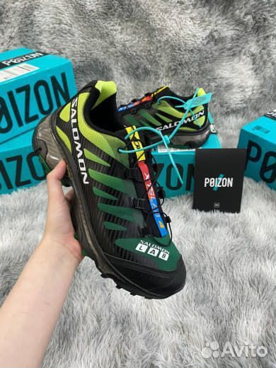 Salomon хт 4 Зеленые Оригинал Poizon