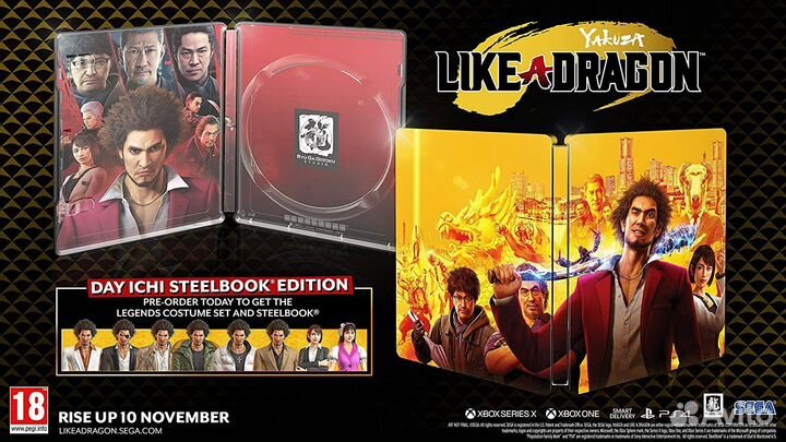 Игра Yakuza: Like a Dragon - Day Ichi Steelbook Ed