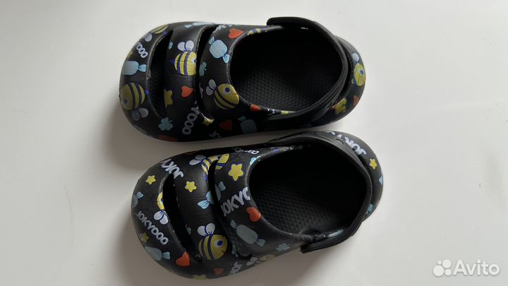 Шлепки сланцы кроксы детские 24-25