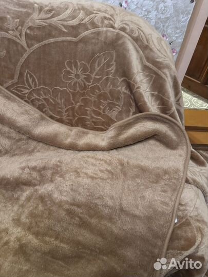 Плед покрывало 240 260 новый теплый