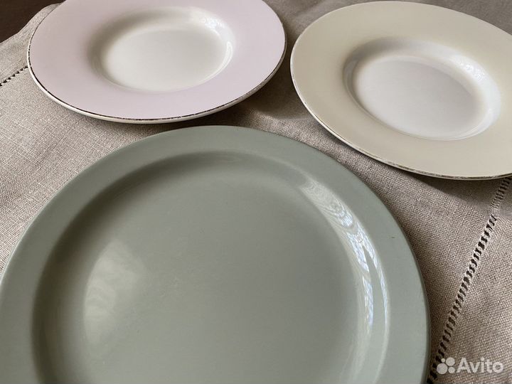 Тарелки керамика Англия и фарфор Kuchenland