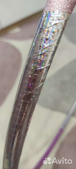 Обмотка скотч обруча художественной гимнастики