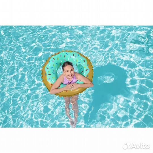 Круг для плавания Bestway Сладкий пончик 91см 3630