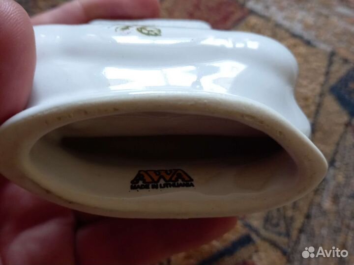 Салфетница фарфор Литва.AWA