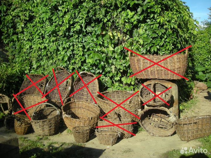 Корзины корзинки плетёнки лукошки коробушки корзин