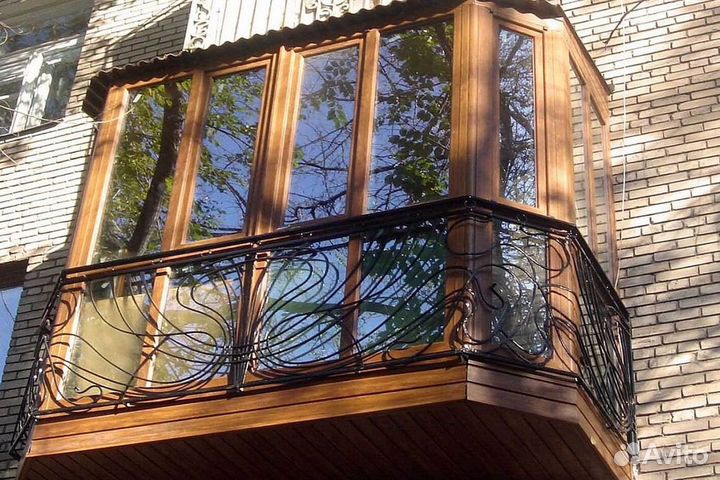 Остекление балконов и лоджий под ключ O5711