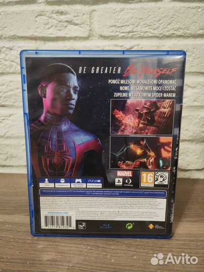 Человек-паук Spider Man miles morales ps4 диск