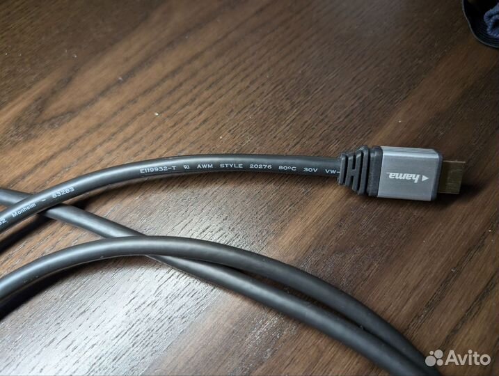 Кабель hdmi 2.0 Hama 1.8м H-53760