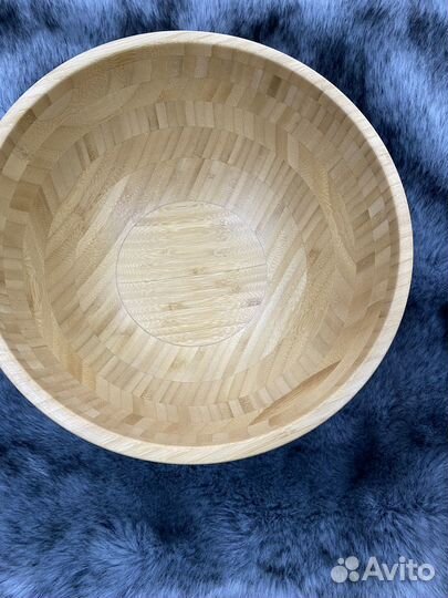 Бамбуковая салатница blanda matt IKEA 28 см