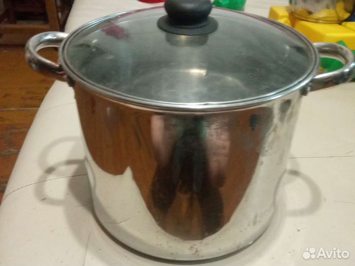Кастрюля 9л нержавейка