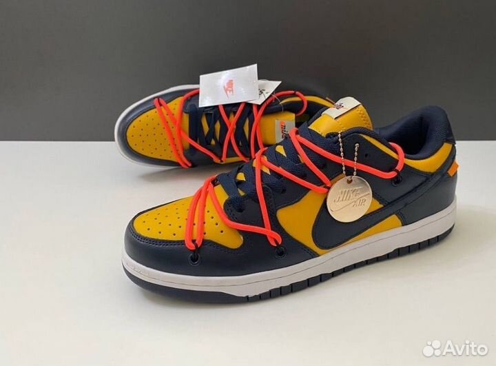 Off-White x Nike Dunk Low lthr OW