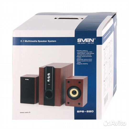 Компьютерные колонки sven SPS-820 2.1