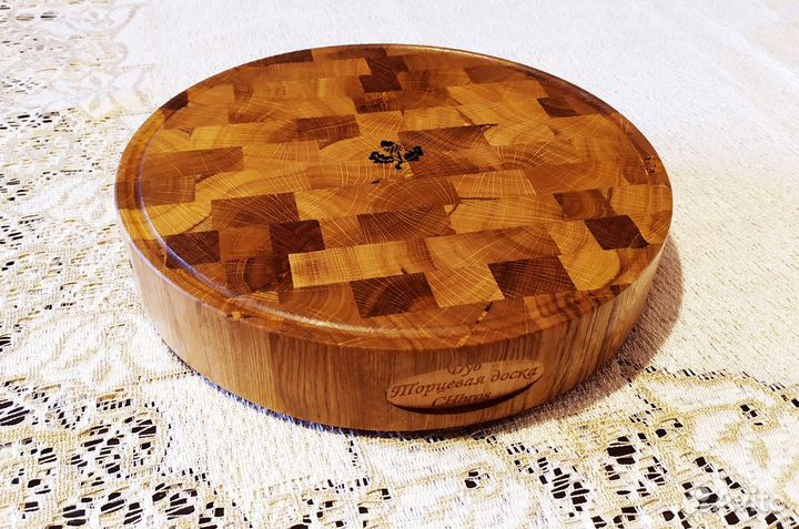 Круглые разделочные торцевые доски CHbros