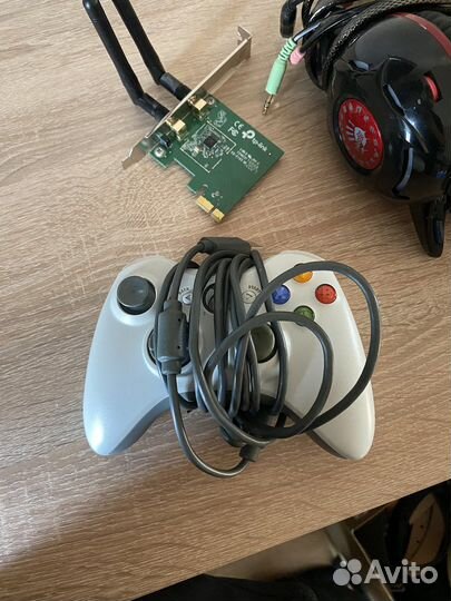 Наушники, геймпад, wifi адаптер, hdd диск
