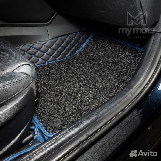 3D коврики из экокожи Kia