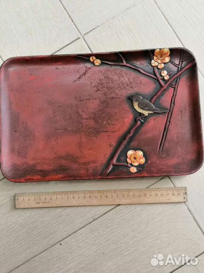 Поднос из сакуры