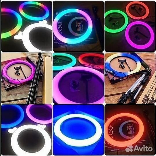 Кольцевая лампа RGB