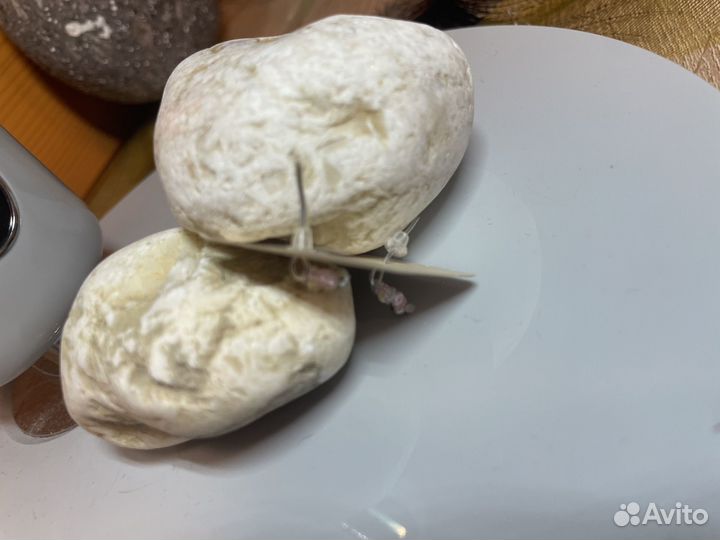 Серёжки из бисера цветочки