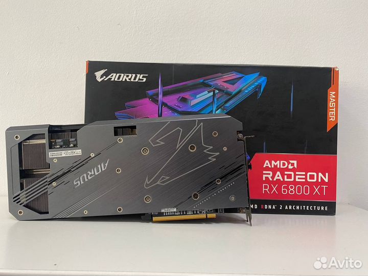 Radeon RX6800xt Gigabyte Aorus 16Gb гарантия DNS