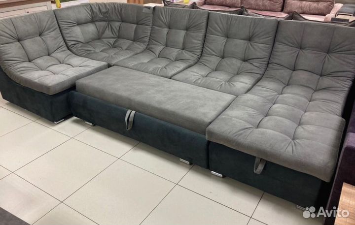 Диван угловой буквой П