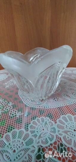Ваза хрустальная разная бу