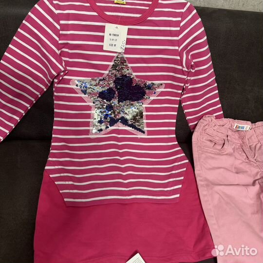 Вещи пакетом на девочку 128 134