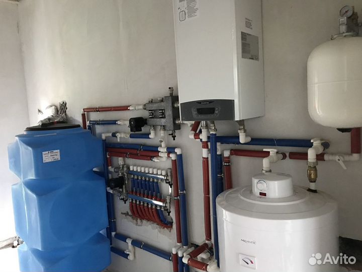 Отопление под ключ, Теплый пол, вода, канализация