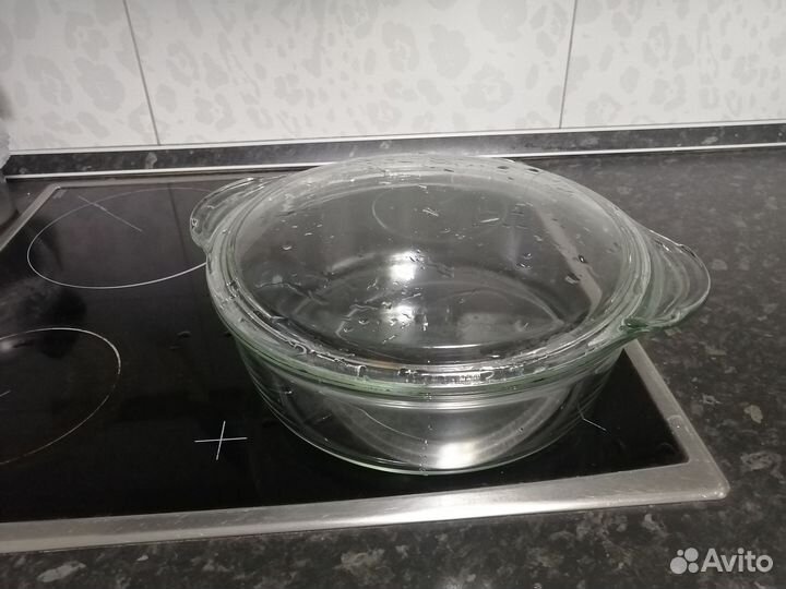 Стеклянная кастрюля Simax Чехия 3л