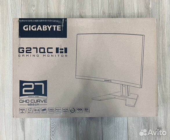 Монитор Gigabyte G27QC A купить в Москве | Электроника | Авито