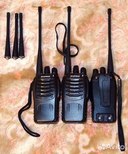 Портативная радиостанция Baofeng BF-888S 3 шт