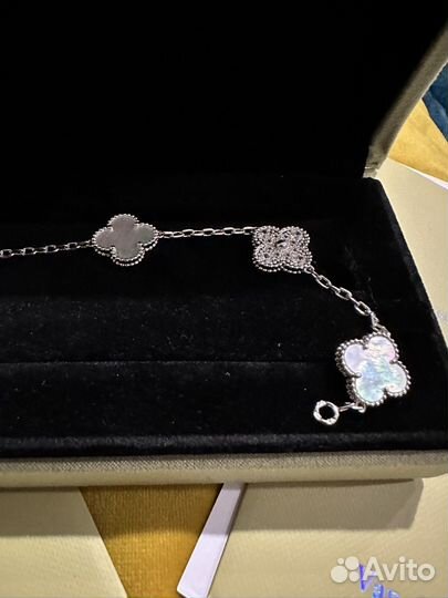 Браслет van cleef перламутр