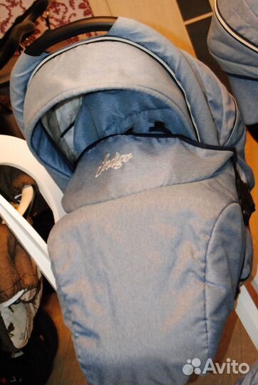 Коляска Slaro Indigo Jeans 3 в 1