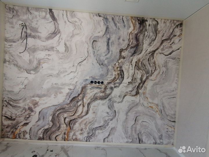 Декоративная штукатурка, художественные работы